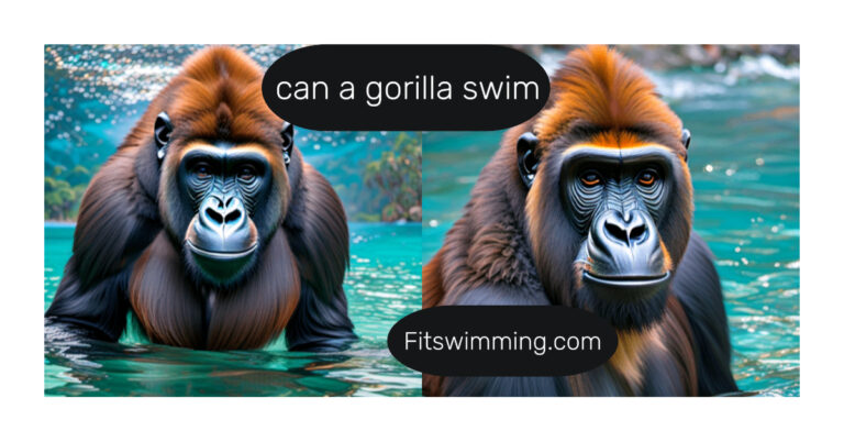 Diving into the Depths can a gorilla swim?