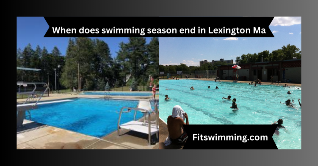 When does swimming season end in lexington ma