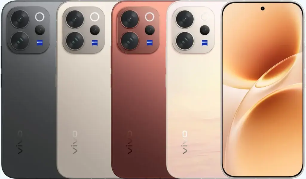 Vivo V70 front display and design